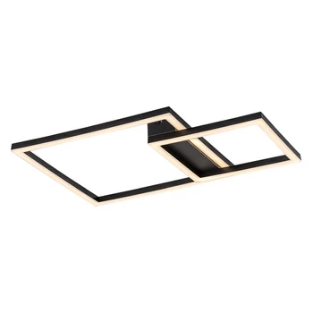 Rabalux HELETH mennyezet lámpa fém, akril, fekete, fehér, LED, 24W, 3000K, 1530Lm - 71376