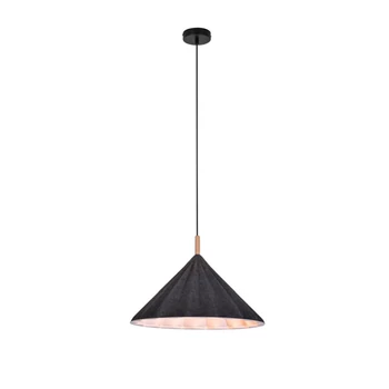 Rabalux LINAVO függeszték fém, filc, fekete, szürke, E27 - 72164