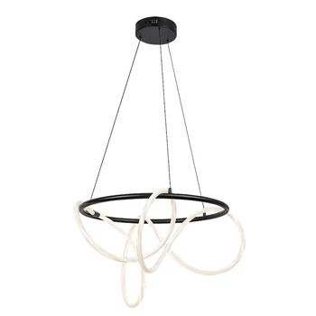 Rabalux MONTEMA függeszték fém, műanyag, fekete, fehér, LED, 54W, 4480lm, 4000K - 72191