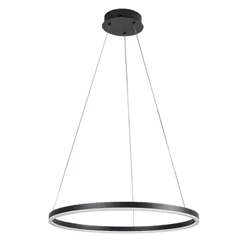 Rabalux ISAURE függeszték fém, akril, fekete, fehér, LED, 35W, 2200lm, 3000K-4000K-6500K - 72301