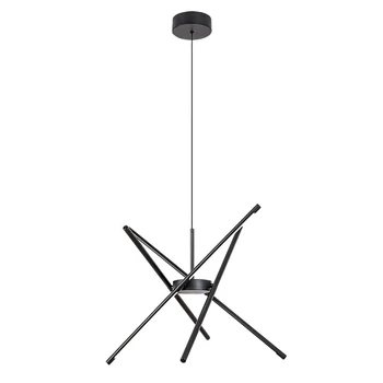 Rabalux HENLI függeszték fém, műanyag, fekete, fehér, LED, 40W, 3000K, 2800Lm - 72338