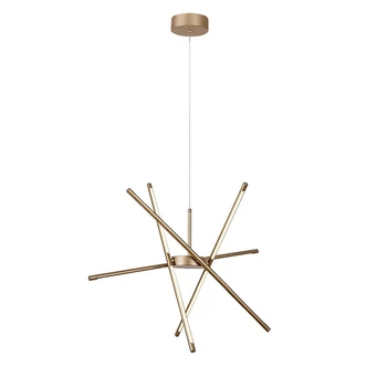 Rabalux HENLI függeszték fém, műanyag, arany, fehér, LED, 40W, 3000K, 2800Lm - 72339
