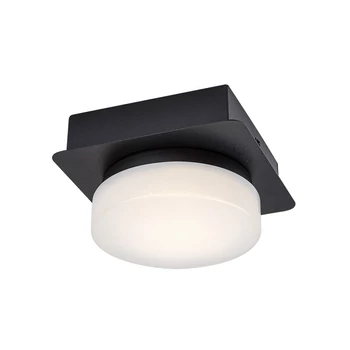 Rabalux ATTICHUS fürdőszobai mennyezet lámpa fém, műanyag, fekete, fehér, LED, 4000K, 5W, 670lm - Rabalux-75001