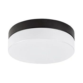 GAELO fürdőszobai mennyezet lámpa fém, műanyag, fekete, fehér, LED, 4000K, 15W, 1150lm, IP44 - 75025