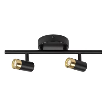 Rabalux KADIR fürdőszobai fali lámpa fém, fekete, arany, LED, 6W,4000K, 550Lm, IP44 - 75041