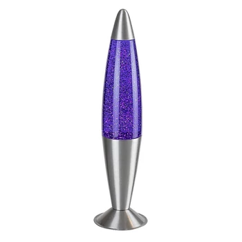 Rabalux GLITTER asztali gyerek lámpa fém, üveg, ezüst, áttetsző, LED, 25W, 3000K, 29Lm - 76115