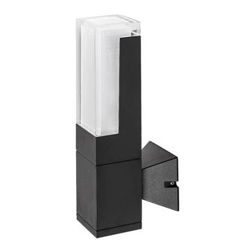 Rabalux DARVAS kültéri fali lámpa fém, műanyag, fekete, áttetsző, LED, 7W, 450lm, 2700K-4000K-6000K, IP54 - 77126