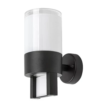 Rabalux LEITHA kültéri fali lámpa fém, műanyag, fekete, fehér, LED, 12W, 740lm, 3000K, IP44 - 77130