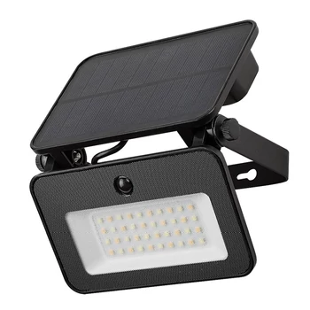 Rabalux TARCAL kültéri szolár lámpa műanyag, üveg, fekete, fehér, LED, 6W, 1000lm, 3000K-4000K-6500K, IP65 - 77159