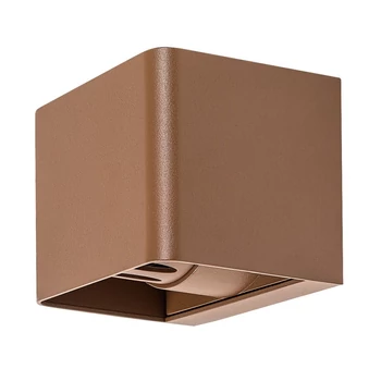 Rabalux HALLSTATT kültéri fali lámpa fém, üveg, barna, áttetsző, LED, 10W, 320lm, 3000K, IP54 - 77169