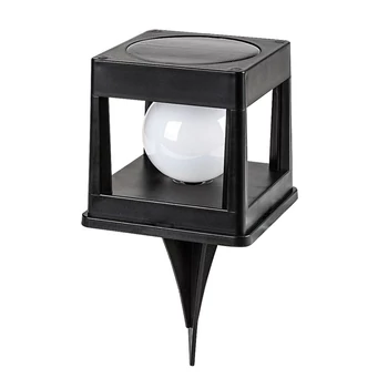 Rabalux HOLNE kültéri szolár lámpa műanyag, fekete, fehér, LED, 0.3W, 6lm, 2500K-3000K, IP44 - 77188