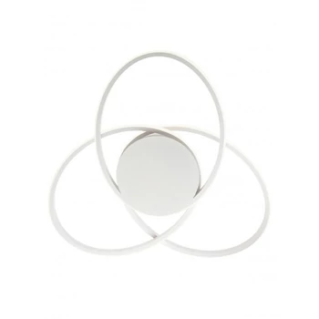 Redo NEXUS mennyezeti lámpa fém, fehér, LED, 55W, 3978lm, 3000K - 01-2959