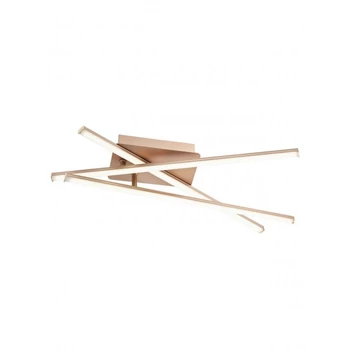 Redo YUNO mennyezeti lámpa fém, bronz, LED, 26W, 1806lm, 4000K - 01-2968