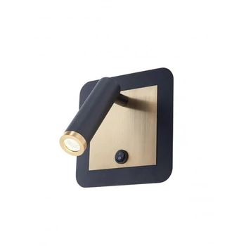 Redo CLOSER fali lámpa fém, fekete, LED, 6W, 378lm, 3000K - 01-3092