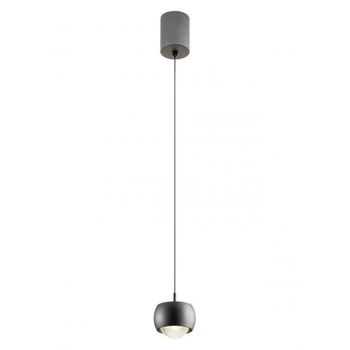 Redo AVES függeszték fém, üveg, fekete, áttetsző, LED, 12W, 720lm, 3000K - 01-3550
