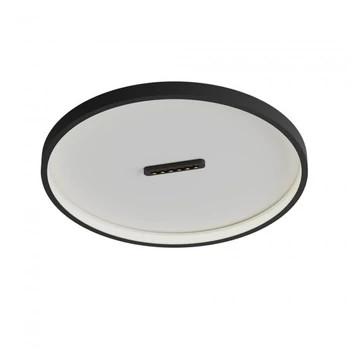 REDO BUTTON mennyezetlámpa, fém, műanyag, fekete, fehér, LED, 3000K, 44W, 2986lm - 01-3830