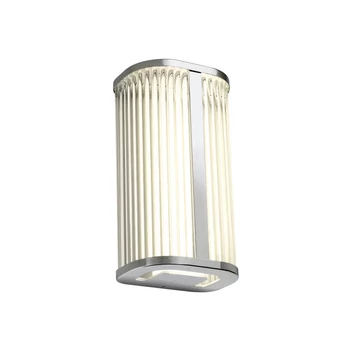 Redo RIGO fali lámpa fém, üveg, króm, áttetsző, LED, 12W, 1050lm, 3000K-4000K, IP44 - 01-4312
