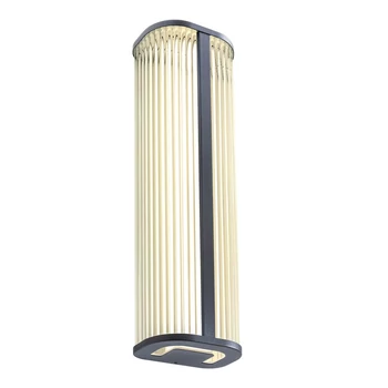 Redo RIGO fali lámpa fém, üveg, fekete, áttetsző, LED, 20W, 1910lm, 3000K-4000K, IP44 - 01-4317