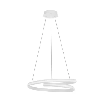 Redo TORSION függeszték fém, fehér, LED, 40W, 4168lm, 2700K-3000K-4000K - 01-4360