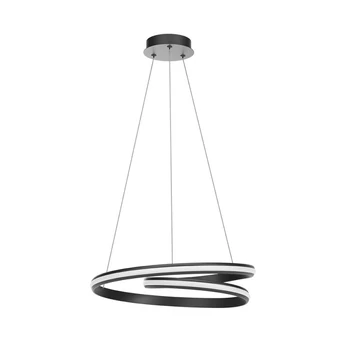 Redo TORSION függeszték fém, fekete, LED, 40W, 4168lm, 2700K-3000K-4000K - 01-4362