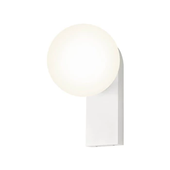 Redo OPALE fali lámpa fém, üveg, fehér, opál, LED, 9.5W, 989lm, 2700K, IP44 - 01-4376