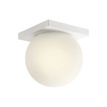 Redo OPALE fali lámpa fém, üveg, fehér, opál, LED, 12W, 1200lm, 2700K, IP44  - 01-4380