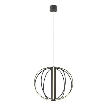 Redo MOSS függeszték fém, fekete, LED, 41W, 2721lm, 3000K - 01-4430