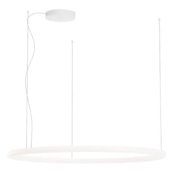 Redo HALLEY függeszték fém, fehér, LED, 60W, 5632lm, 2700K-3000K-4000K, IP40 - 01-4458
