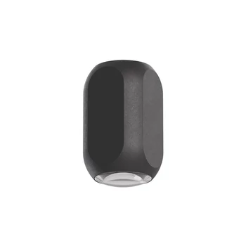 Redo CRISP fali lámpa fém, fekete, LED, 7.5W, 400lm, 2700K - 01-4480
