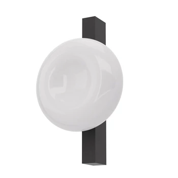 Redo ETHOS fali lámpa fém, üveg, fekete, opál, LED, 9W, 668lm, 2700K-3000K - 01-4562