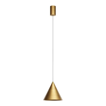 Redo KONOS függeszték fém, sárgaréz, LED, 10W, 502lm, 2700K - 01-4596