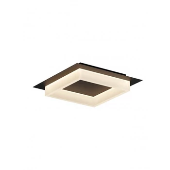 Redo PERIMETRO mennyezeti lámpa fém, akril, fekete, fehér, LED, 28W, 1655lm, 3000K-4000K-6500K - 05-973