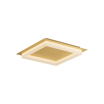 Redo PERIMETRO mennyezeti lámpa fém, akril, arany, fehér, LED, 40W, 2650lm, 3000K-4000K-6500K - 05-978