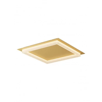 Redo PERIMETRO mennyezeti lámpa fém, akril, arany, fehér, LED, 50W, 3200lm, 3000K-4000K-6500K - 05-984