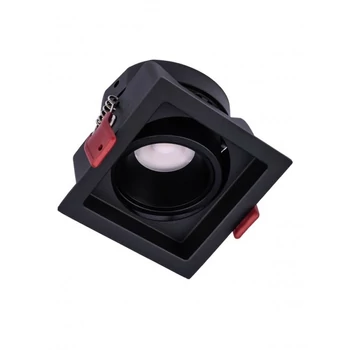 Redo MT beépíthető szpot fém, műanyag, fekete, LED, 12W, 897lm, 4000K - 70416