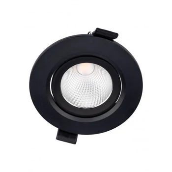 Redo PT beépíthető szpot műanyag, fekete, LED, 6.5W, 580lm, 4000K - 70425