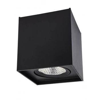 Redo PC mennyezeti lámpa műanyag, fekete, LED, 10W, 850lm, 3000K - 70442