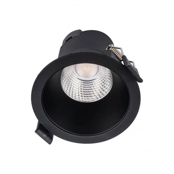 Redo PT beépíthető szpot műanyag, fekete, LED, 6W, 540lm, 4000K, IP44 - 70449