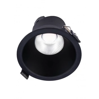 Redo PT beépíthető szpot műanyag, fekete, LED, 9W, 810lm, 3000K, IP44 - 70454
