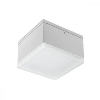 Redo AKRON kültéri mennyezet lámpa fém, műanyag, fehér, LED, 3000K, 9W, 700lm, IP54 - 90108