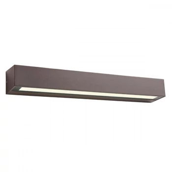 Redo AROOS kültéri fali lámpa fém, üveg, corten, LED, 3000K, 16W, 928lm, IP65 - 90255