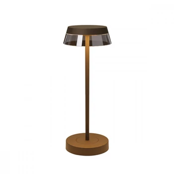 Redo ILUNA kültéri asztali lámpa fém, corten, LED, 2700K-3000K, 2.5W, 150lm, IP65 - 90308