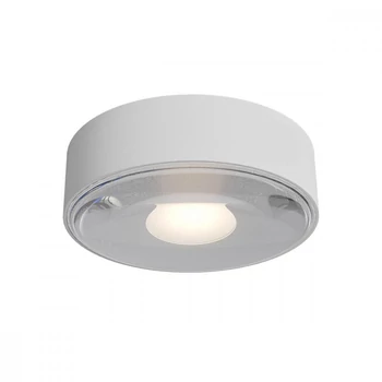 Redo LOG kültéri mennyezet lámpa fém, üveg, fehér, áttetsző, LED, 3000K, 6W, 360lm, IP65 - 90411