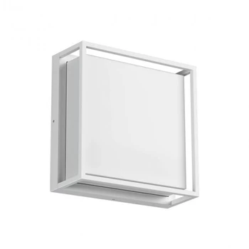 QUADRIS kültéri mennyezetlámpa fém, műanyag, fehér, LED, 3000K, 20W, 1725lm, IP54 - 90564