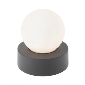 Redo BULK kültéri fali lámpa fém, műanyag, szürke, opál, E27, IP44 - 90641