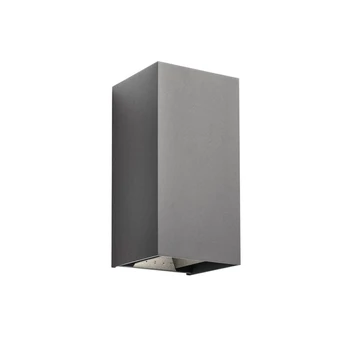 Redo VARY kültéri fali lámpa fém, szürke, LED, 2x 10W, 950lm, 2700K, IP54 - 90760