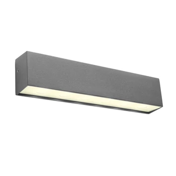 Redo OMNIA kültéri fali lámpa fém, üveg, szürke, fehér, LED, 13.5W, 601lm, 2700K, IP54 - 90791