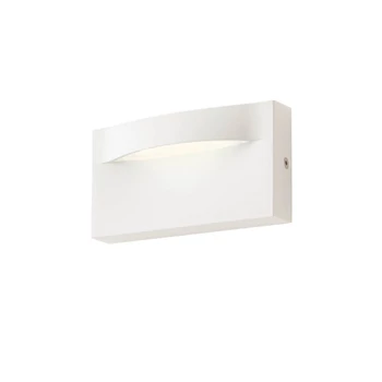 Redo POLIFEMO kültéri fali lámpa fém, fehér, LED, 8W, 398lm, 2700K, IP65 - 90831