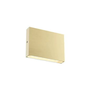 Redo ZIPPER kültéri fali lámpa fém, sárgaréz, LED, 3W, 170lm, 3000K, IP65 - 90960