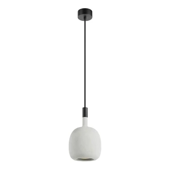 Redo POTTER kültéri függeszték fém, beton, fekete, fehér, GU10, IP65 - 90966